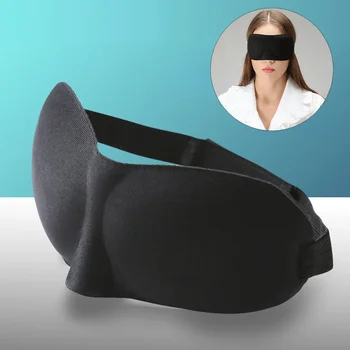 1 Pz 3D Maschera per il sonno Maschera per gli occhi per dormire naturale Visiera Copertura Ombra Benda per gli occhi Donna Uomo Morbido portatile Benda da viaggio Benda sull'occhio 1