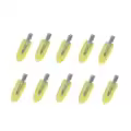 10pcs yellow glitter