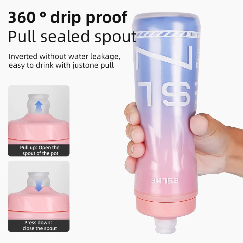 Insulated 610ml Durable Water Bottle for Cycling and Outdoor Sports - Keeps Drinks Cold
