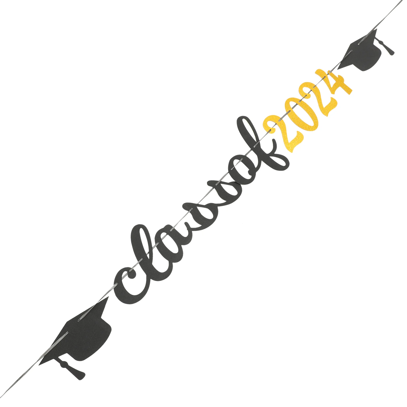 Hanging Wall Decorations Graduation Flag Pulling Emblems Decorative Banner