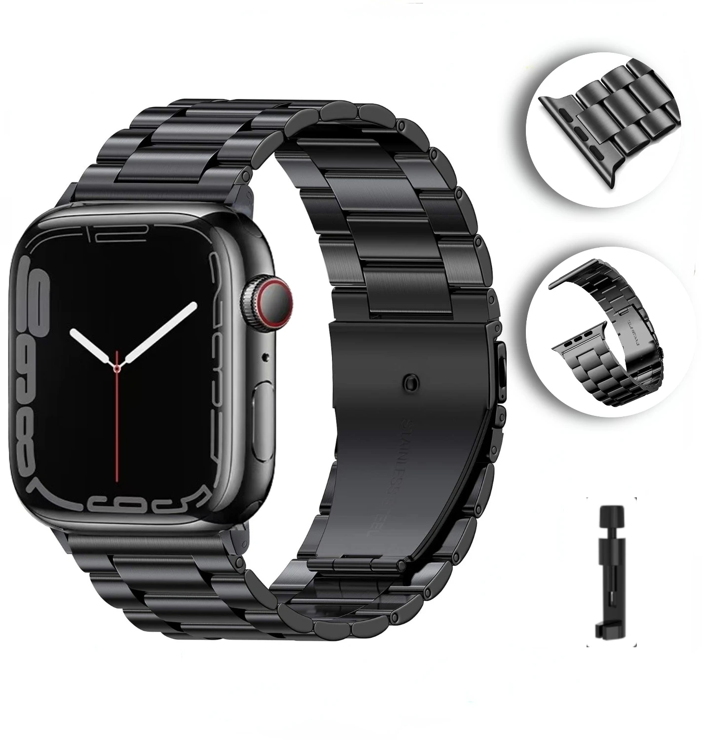 Stainless Steel Band Compatible Apple Watch Stainless Steel Apple