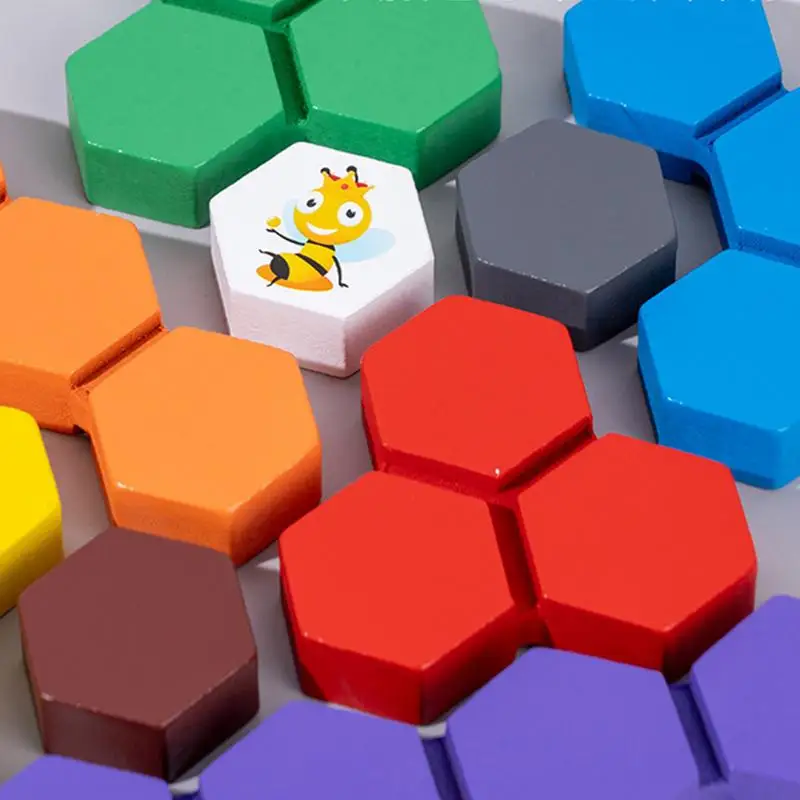 Рисунок 3 - Деревянный шестиугольный пазл в форме блока