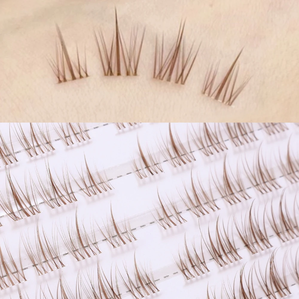 Eyelash extensions,fake eyelashes,eyelash extension,eyelash extension lashes,false eyelashes 10 Rows Individual 3D Eyelashes Cluster Fake Lashes Segmented Manga Eyelashes Extension