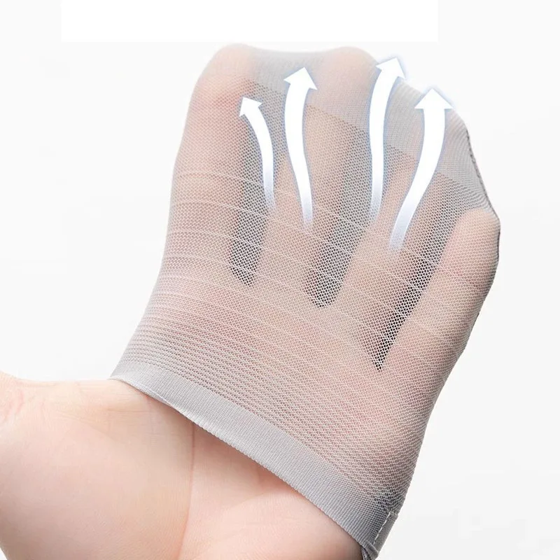 Summer Invisible Mens No Show Socks Silicone Non-slip Low Cut Ankle Boat Socks Ultra-thin Mesh Breathable Men Male Sock Slippers