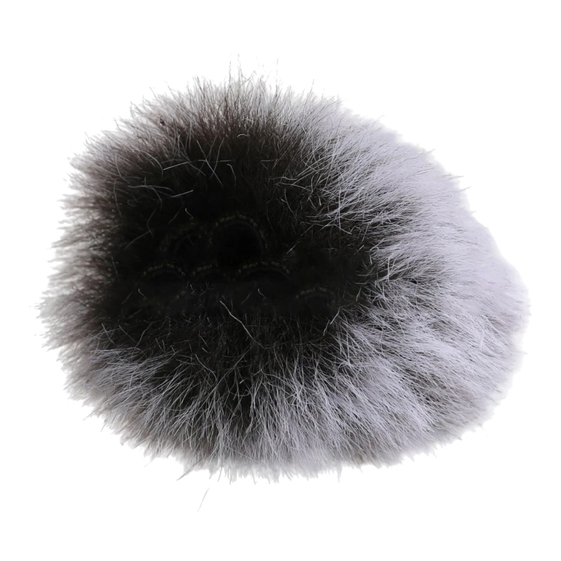 

Stylishs Artifical Furry Windshield for ZV1 VLOG Microphones Improve Recording
