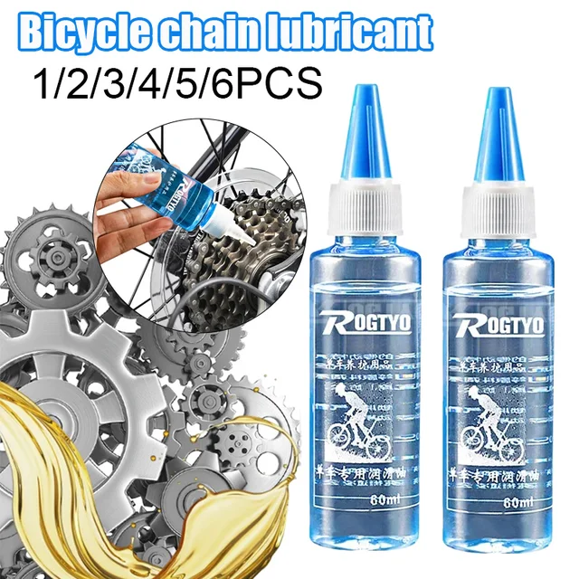 Huile de lubrifiant pour chaîne de vélo, 60ML, lubrifiant pour chaîne sèche, pour équipement de vélo, huile d'entretien cireuse, gicleur, accessoires de vélo de route et vtt 1