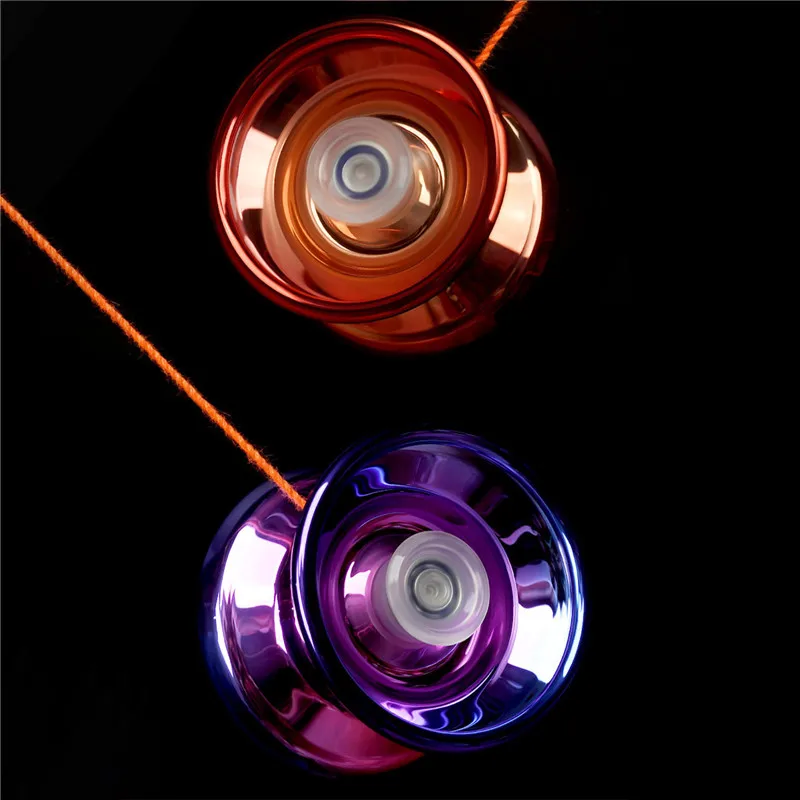 Yoyo Alloy Metal Flashing Children's Toys Outdoor Accessories for Kids and Beginners yoyo ball