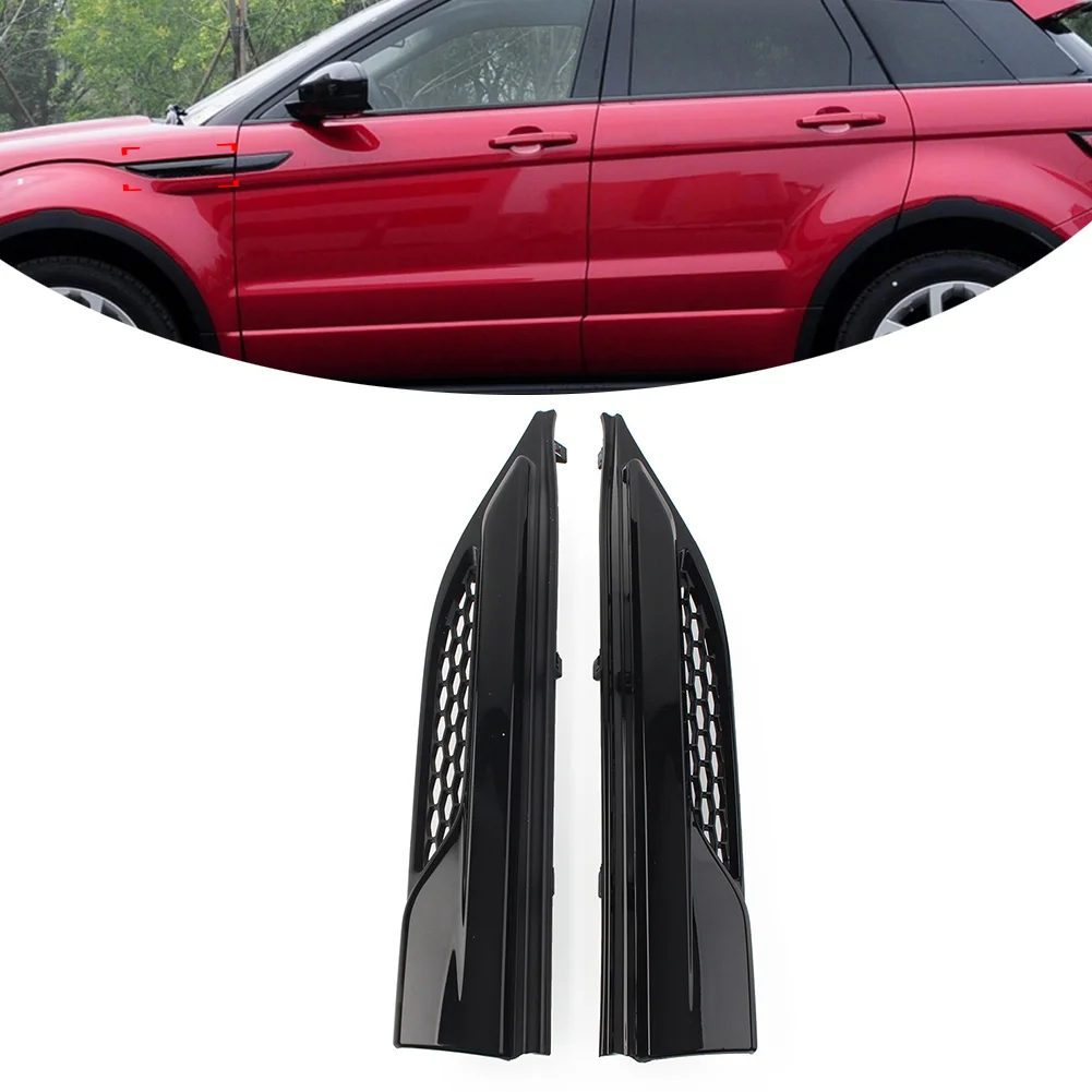 

1 Pair Car Front Fender Side Grill Upper Molding Grille For Land Rover Range Rover Evoque 2012-2019 LR027318