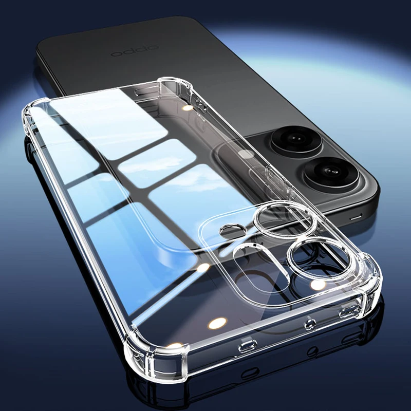 Soft High-Quality Shockproof Luxury Airbag Clear Silicone Phone Case