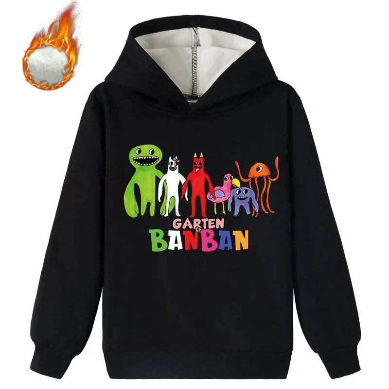 

Garten of Banban 2023 Children's Clothing Garten of Banban Cartoon Banban Garden Plush Warm Hoodie Sweatshirt