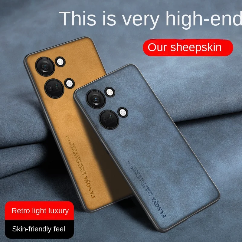 PU lederen comfortabele suède case Voor OnePlus ACE 2V 2 11 11R 10T 10R 10 Pro 9RT 9 9T 8 8T Nord CE 3 2T Zachte Lens bescherm Cover_voghion.com
