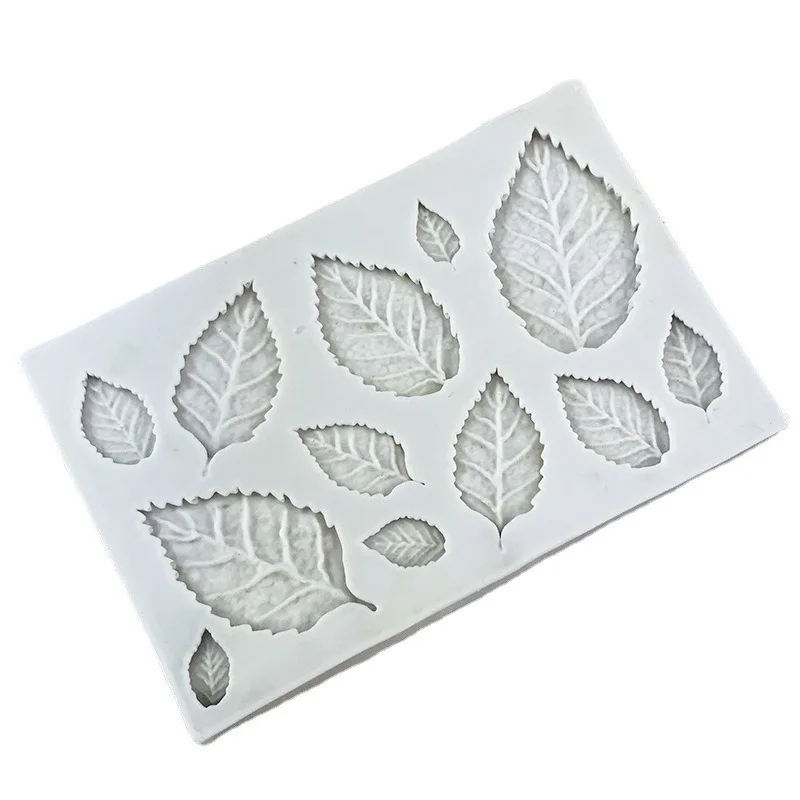 3D Sugarcraft Resin Clay Homemade BakewareTree Maple Leaf Mold Silicone Fondant Cake Decorating Tools Chocolate Baking Mould flower silicone mould silicone mold