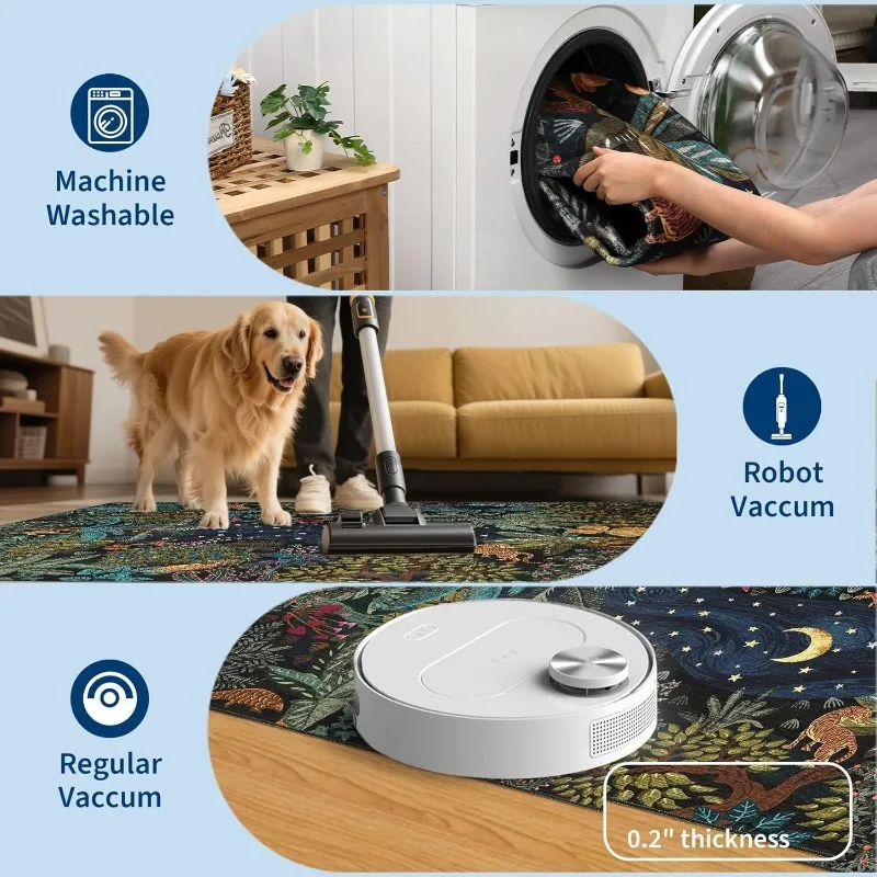 Jungle Night Tiger Rug 6