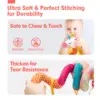 Unicorn Car Seat Toys for Babies Rattle Mirror Squeaky Carseat Stroller Toys 0-6 Months Developmental Newborn Baby Girl Gifts 4