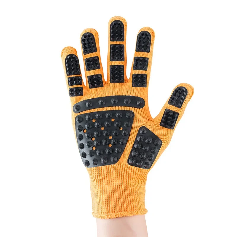 Pet Grooming Gloves, Pet Hair Remover Gloves, Pet Protective Gloves, 1PC for Cat & Dog