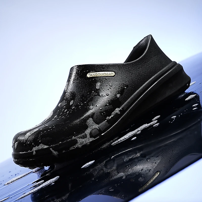 STRONGSHEN Men Chef Shoes Women Non-slip Waterproof Oil-proof Kitchen Nurse Shoes Resistant Kitchen Cook Working Unisex