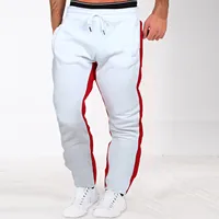 Mens Sport Pants Sweatpants Tracksuit Slim Fit Gym Workout Joggers Bodybuilding Trousers Casual Drawstring Sweatpants Colorblock - Image 3