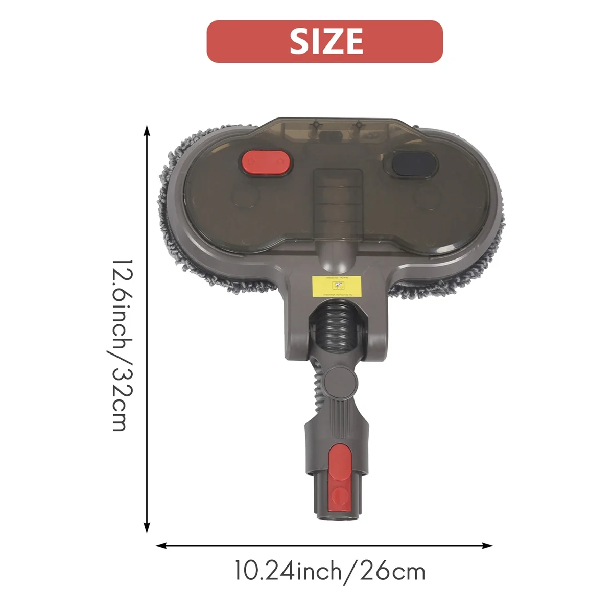 

Electric Wet Dry Mopping Head for Dyson V7 V8 V10 V11 Cordless Vacuum Cleaner Accessories with Water Tank Mop Pads