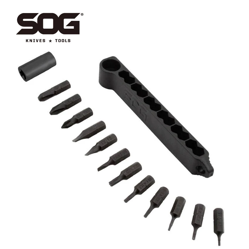 SOG Kit de accesorios de broca hexagonal, juego de destornilladores para cualquier herramienta de mano SOG, multiherramienta