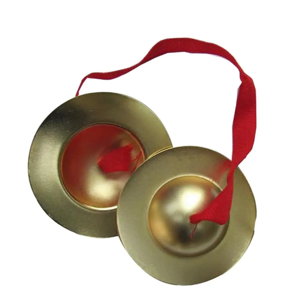 1 Pair of Cymbals Hand Percussion Instruments Gong Gift Toys