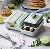 home use Multifunctional breakfast machine Multifunctional breakfast machine 4 - in - 1，Waffle, toast, sandwich press 4
