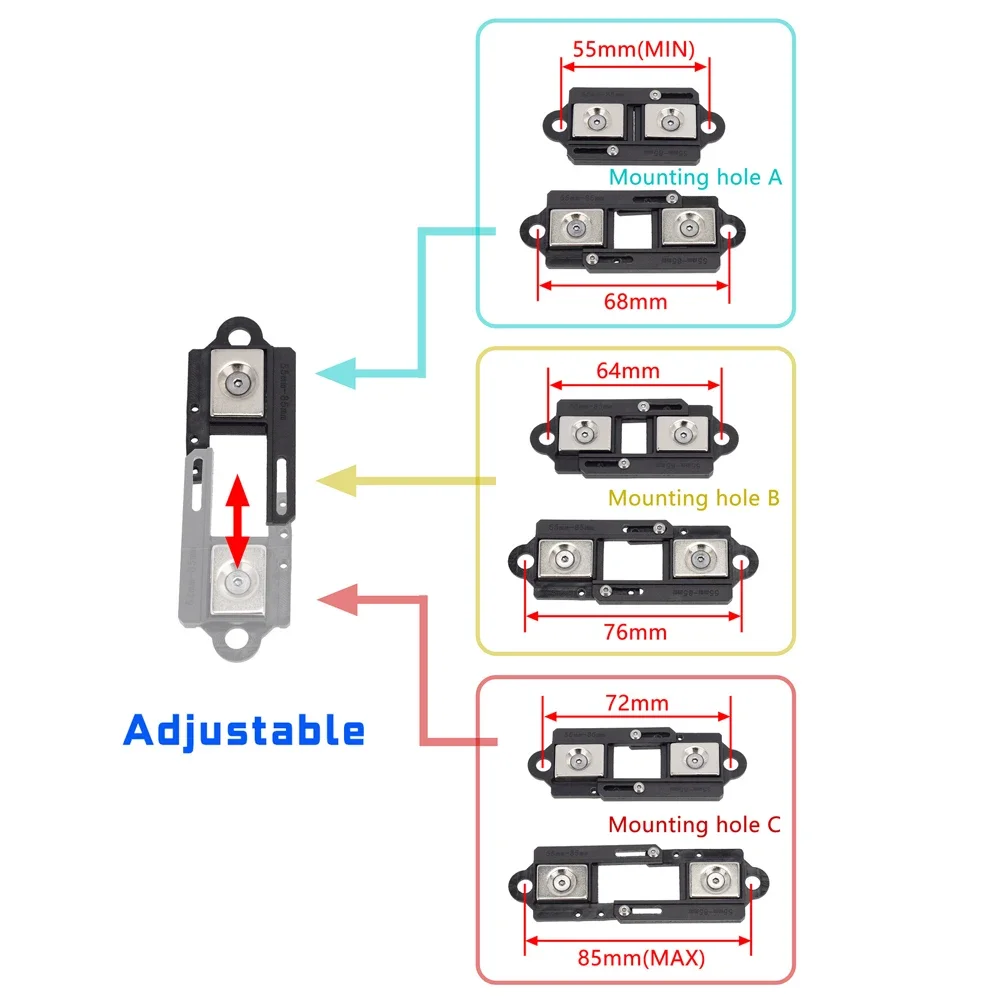 INJORA Support De Carrosserie Magnétique – Colonne Réglable Pour Axial SCX24 1/24 – Poids 10g