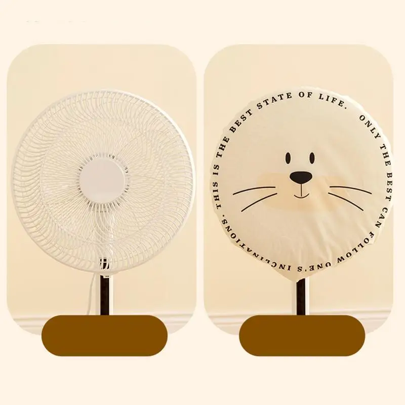 Universal Electric Fan Cover Dustproof Waterproof Household Floor Fan Covers Protective Washable Covers cartoon Home Accessory
