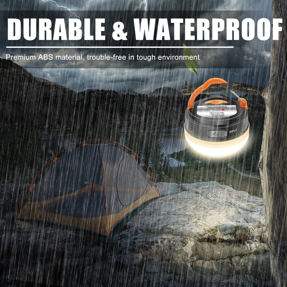 10W High-Power USB Rechargeable Camping Lantern 5