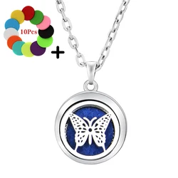 Tree of Life Aromatherapy Essential Oil Diffuser Necklace (1Pcs Necklace)