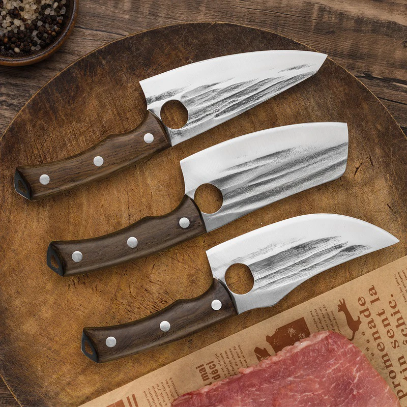 

Professional Kitchen Boning Knife Forged Butcher Knife Mongolian Hand Knife Meat Cleaver Vegetable and Fruit Knife Cooking Tools
