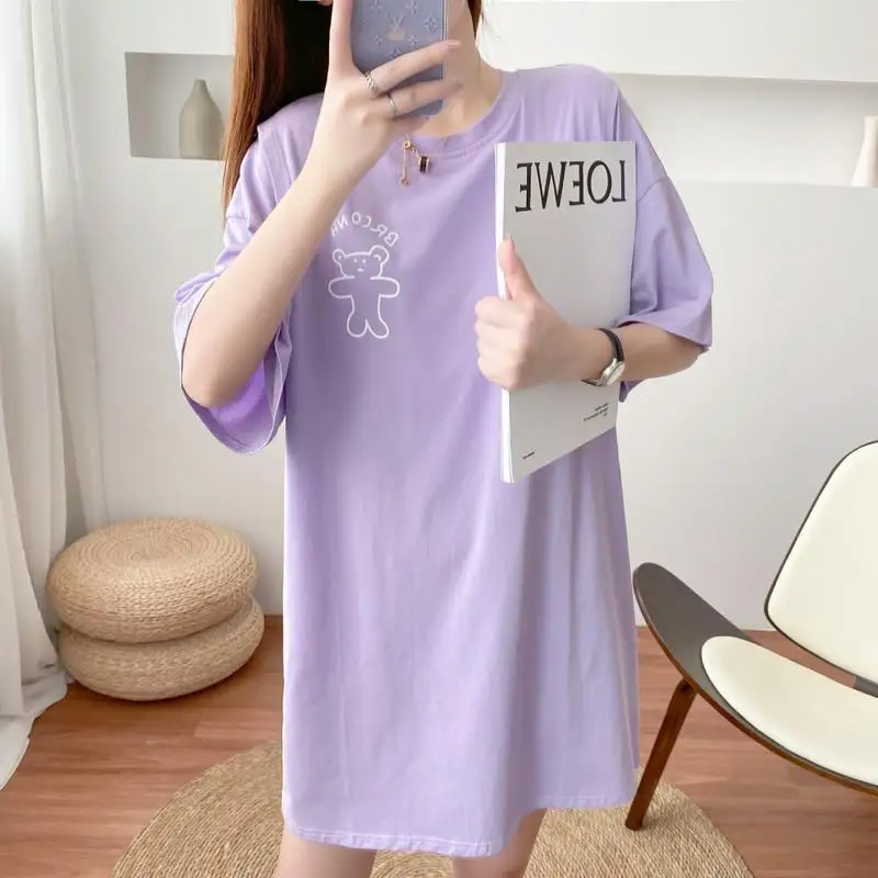 Maternity Tops Women's Comfy Short Sleeve Nursing Tunic Top for Breastfeeding T-Shirt Pregnant Pregnancy Womens Clothing Mom Tee 4