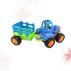 Kids Car Toy Tractors Car Model Engineering Van Model Kids Early Learning Toy Blue 1