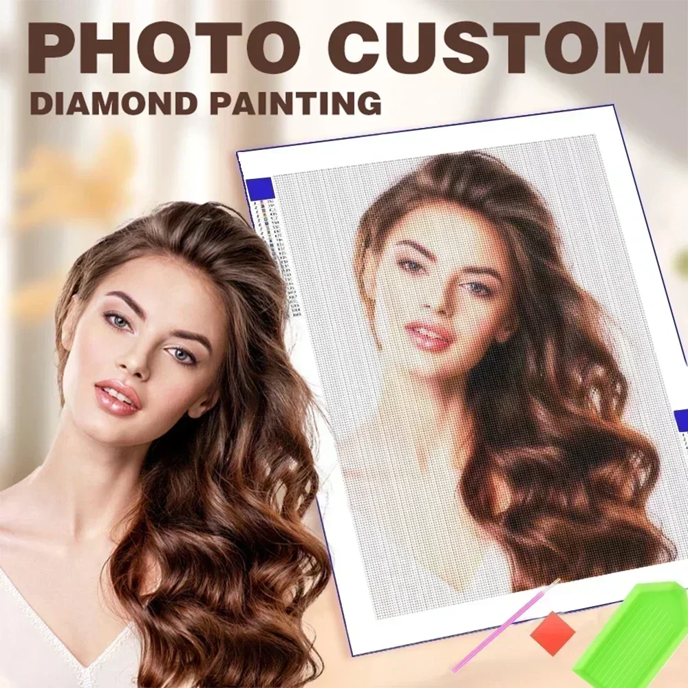 Diamond Painting 5D Photo Custom Full Square/Round Drill Cross Stitch Personalized Images