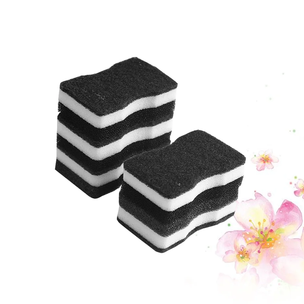 

5PCS Double Side Dishwashing Sponge Kitchen Scouring Pad Sponge Scrubber Cleaning Pad (Slim Waist)
