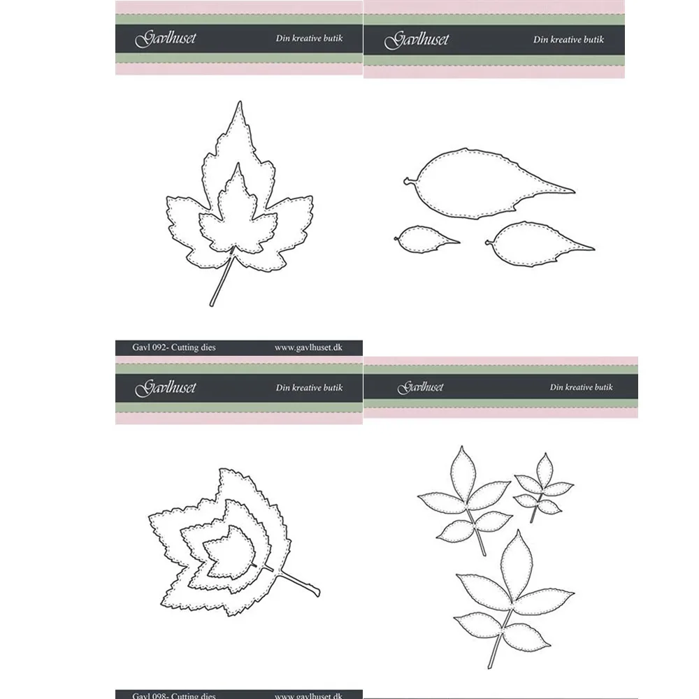 Lovely Maple Leaf Shape Metal Cutting Data Slimline Essentials Scrapbooking Card Stencil Cut Die For Diy Handmade Card Crafts