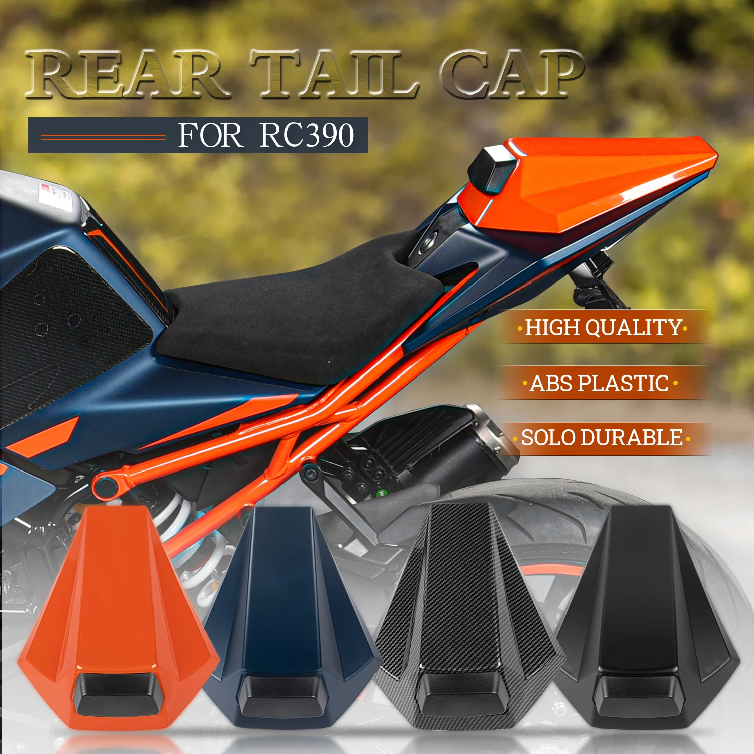 パーツ RC390 PILLION SEAT COVER KTM Pillion Seat Cover RC 390 2022-2024 - KTM Twins