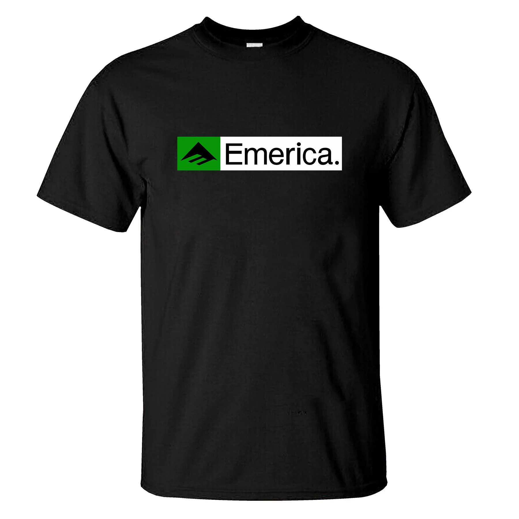 

2024 Men Comfortable T Shirt Casual Emerica Logo T-shirt Graphic Oversized Sports Tops Breathable Streetwear S-3XL Cool Tee