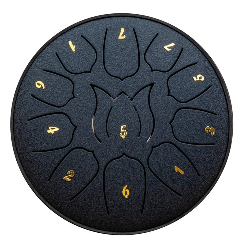 6-Inch 11-Tone Rain Drum Outdoor Garden Rain Drum Waterproof Music Forget Friends Adult Handheld