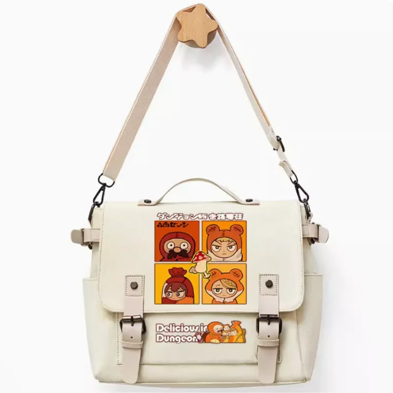 

Anime Delicious in Dungeon Bag Unsix Fashion Casual Teenagers Crossbody Student Messenger Handbag B1633