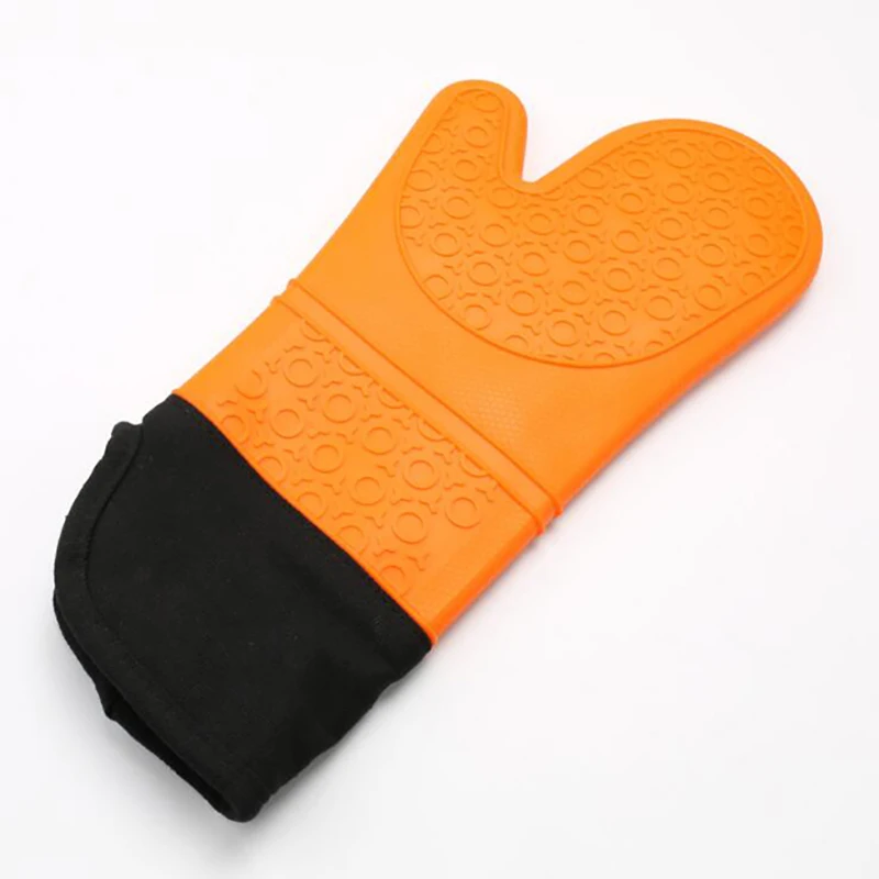 Silicone Heat-Resistant Gloves Cooking Barbecue Gants Silicone Kitchen Microwave Mittens Oven Glove Home Heat Resistant Gloves silicone oven mitts kitchen gloves silicone oven gloves