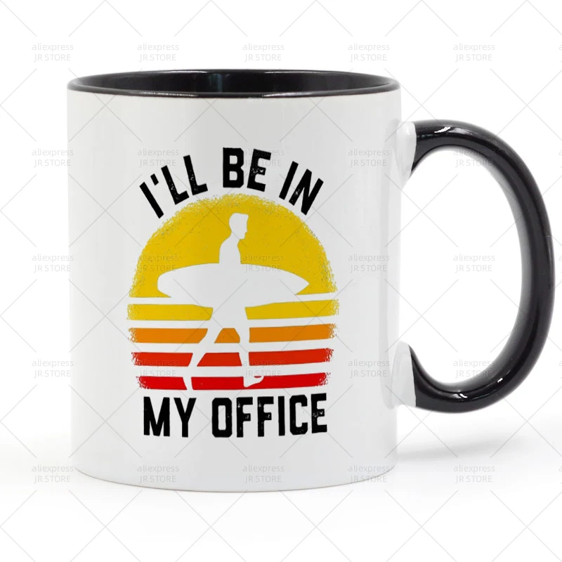 

I'll be in my office Mug Ceramic Cup Gifts 11oz