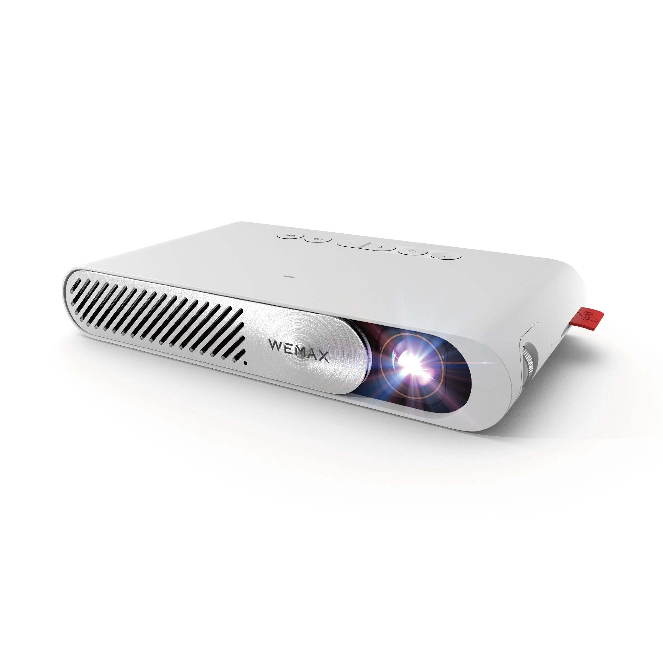 WEMAX Go Advanced Portable Laser Projector, Mini Projector with WiFi  Bluetooth, 4K Support, Smart System, Autofocus Keystone, Built-in Battery,  Mobile