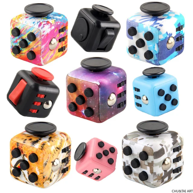 Stress Relief Dice Toy Decompression Dice Antistress Toys Fidgets Anti-stress Kids Anti Stress Games Fidget Toys For Kids Adults 2