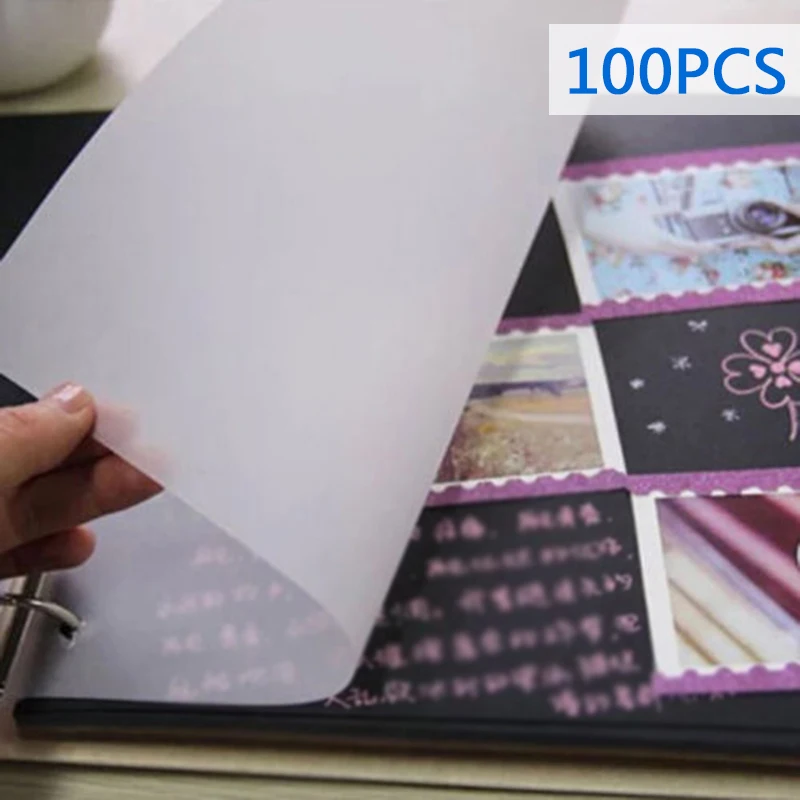 

100pcs A4 Translucent Tracing Copy Paper Calligraphy Craft For Writing Copying Drawing Sheet Calligraphy Painting Paper