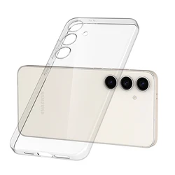 Ultra - Thin Transparent Crystal Silicone Cover - Soft TPU Case - Galaxy S24 ULTRA