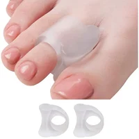 1 Pair Toe Separators Toe Silicone Bunion Guard Foot Care Orthopedic Finger Toe Separator Correction Pad Foot Care Tool 2