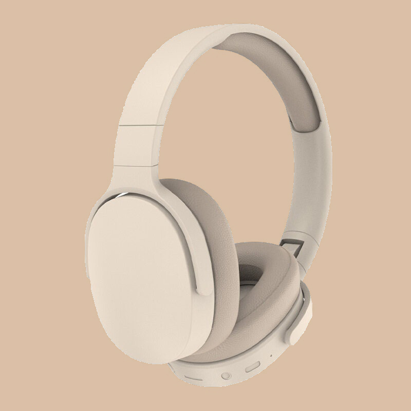 P2961 Wireless Bluetooth Headphones Over Ear HiFi Stereo Foldable Lightweight Headset Supports TF Cards 3.5mm Type C Interface