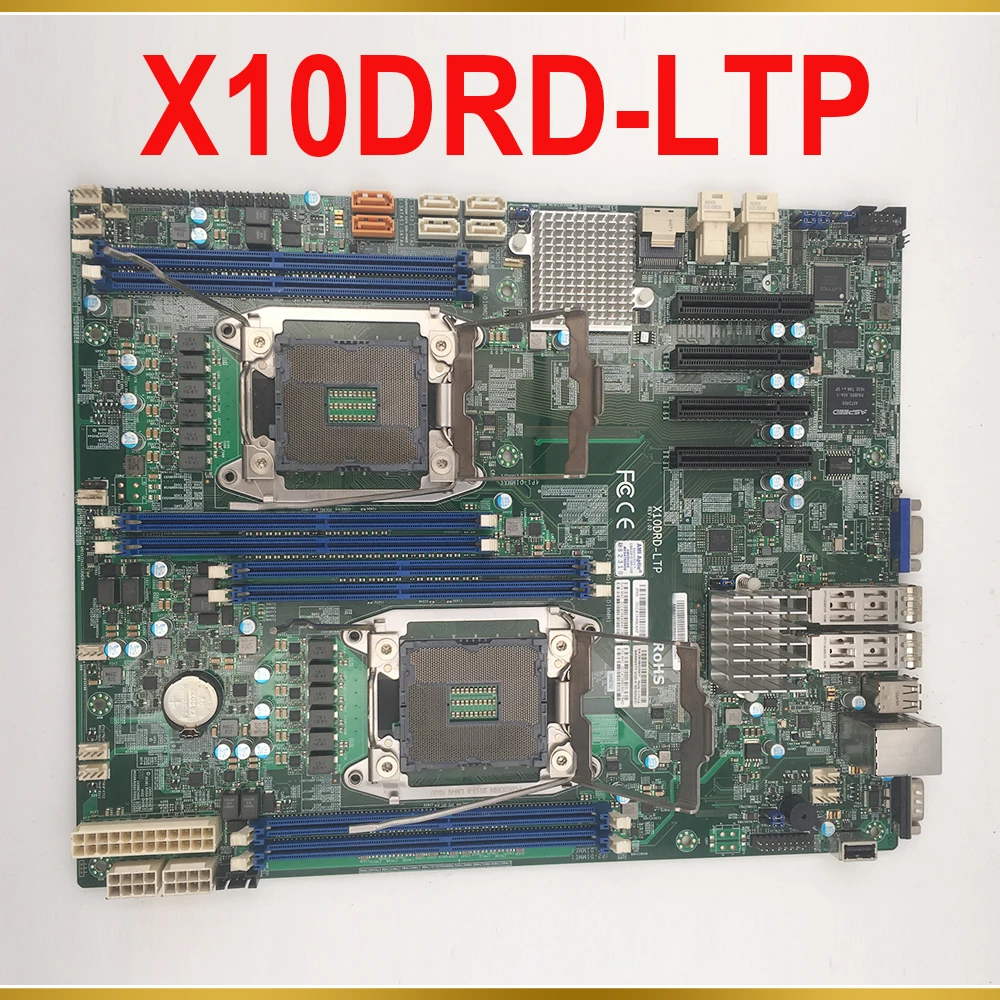 Dual Xeon E5V3 Lga2011 Ddr4 Dual Gigabit Scheda Madre Server Porta Ottica X10Drd-Ltp