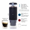 Portable Espresso Maker - 20 Bar Pressure, Fast Heating - USB Type-C Rechargeable - Compatible with Ground coffee and NS Pods 2