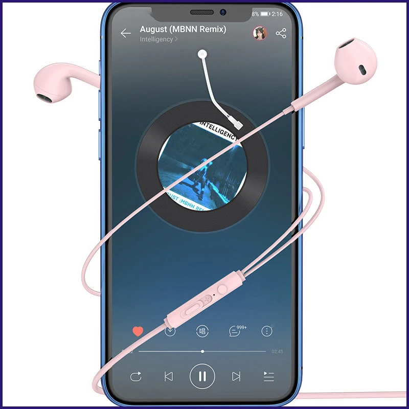 

Wired earphones, suitable for various brands of mobile phones, portable music player type-c interface in ear earphone 3.5mm jack